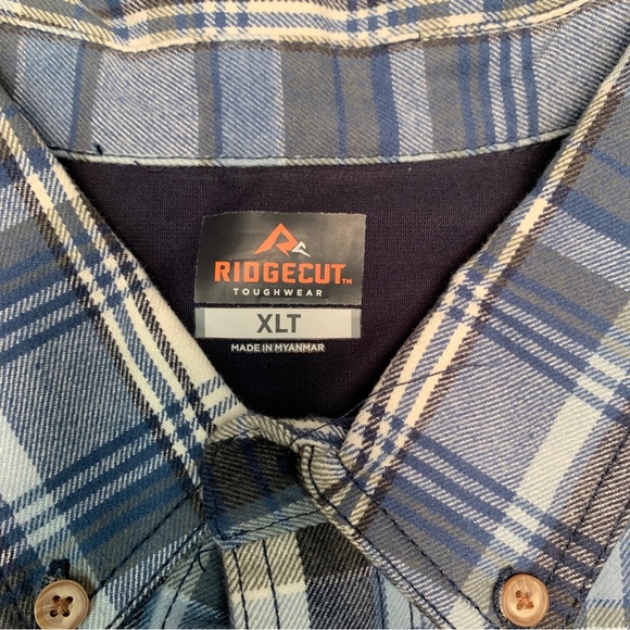 Ridgecut Toughwear Button Down Shirt Men’s Sz XLT - Picture 4 of 11